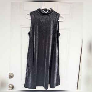 Agnes And Dora Elegant Gray Sleeveless Dress